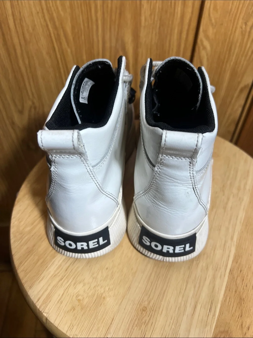 Sorel Gray & White Women's Duck Boot Sneakers